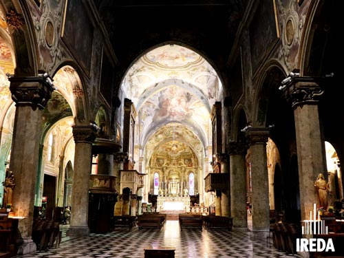 Rampe disabili portatili Duomo Monza: interno della chiesa