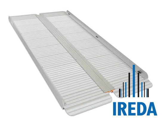 Abbattimento barriere architettoniche - Rampa pieghevole in alluminio