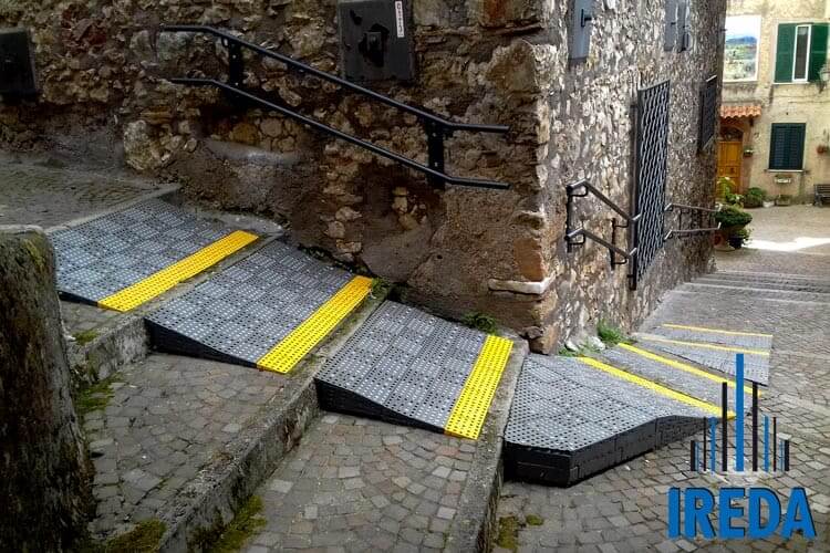 Eliminazione barriere architettoniche: Arcinazzo Romano 