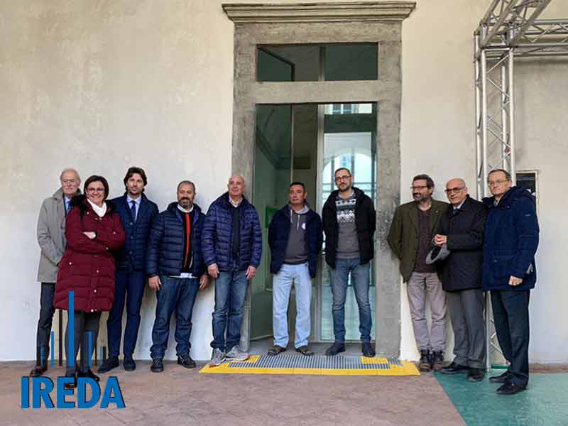 Rampe componibili per accesso al Real Collegio di Lucca