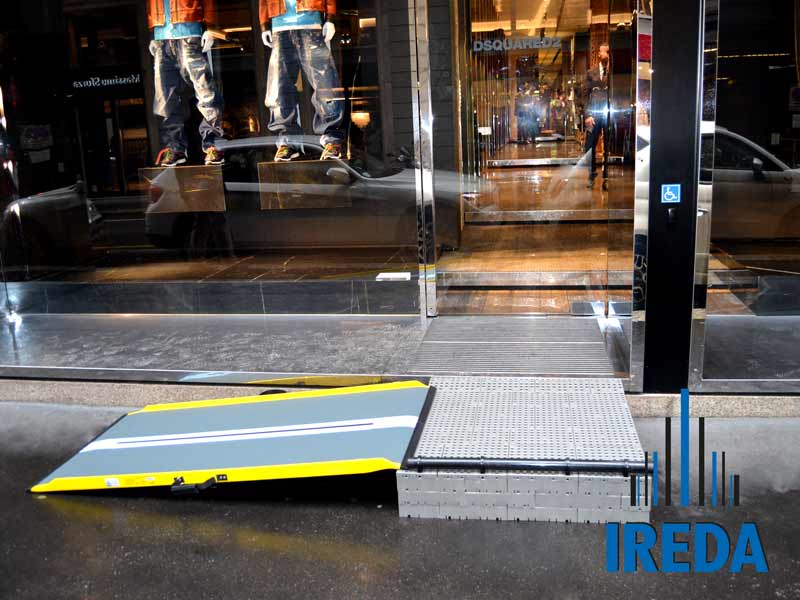 Rampa mobile con pianerottolo Excellent System 2