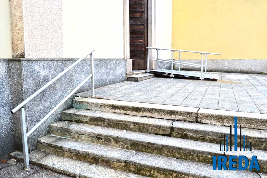 Rampa modulare ingresso Chiesa S.Siro - 03