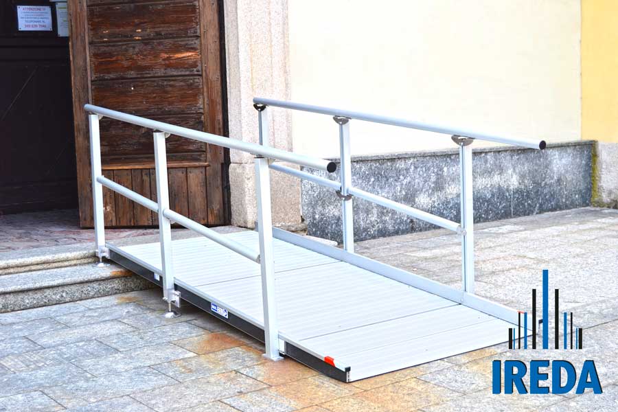 Rampa modulare ingresso Chiesa S.Siro - 04