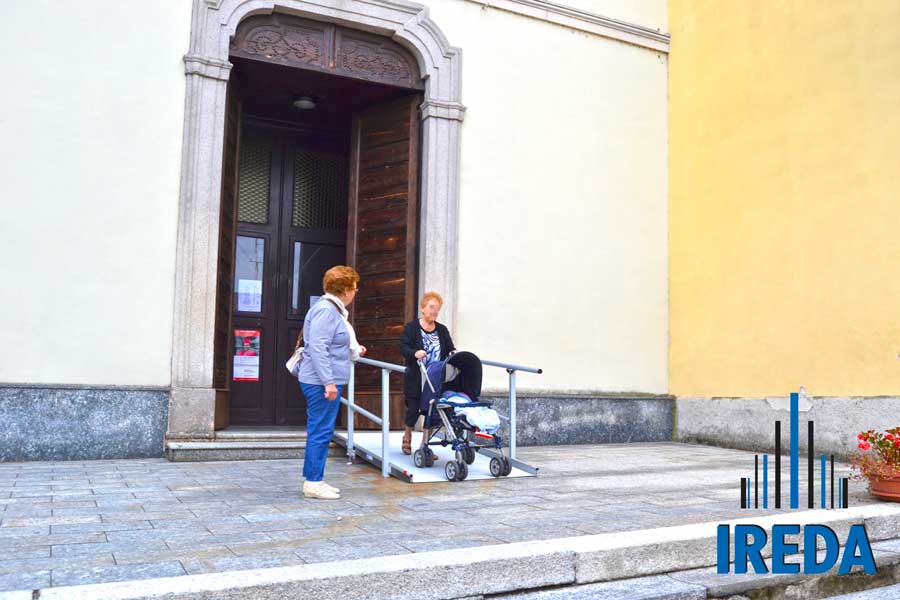 Rampa modulare ingresso Chiesa S.Siro - 05