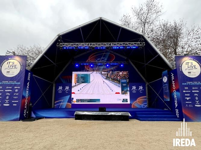 Noleggio pedane elevatrici per disabili a Milano Cortina 2026: il palcoscenico