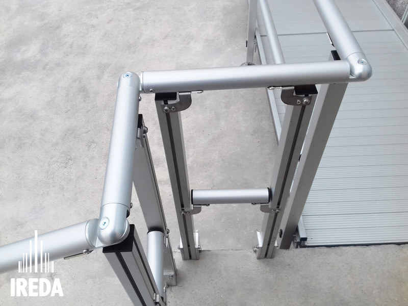 Rampa In Alluminio Fissata Gierre RF200 - Larghezza 20cm Con Superficie Antiscivolo, Lunghezza 200cm - Foto 11