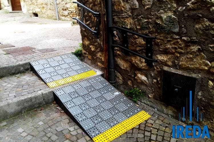 Passerelle per disabili e anziani: rampe componibili per disabili Milano