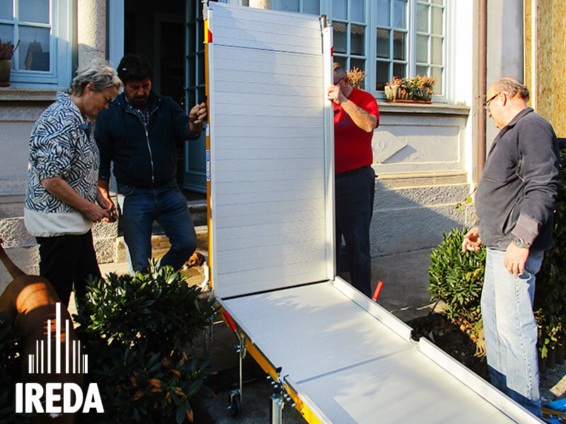 Rampa In Alluminio Mobile Installata A Usmate 02