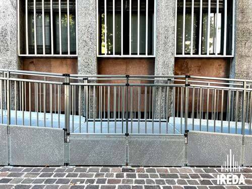 Rampa modulare Access INPS Brescia, pianerottoli