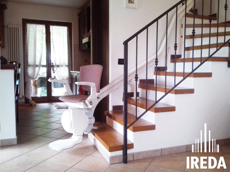 Servoscala A Poltroncina Installato In Una Casa Per Vacanze 01