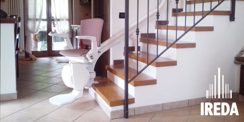 Servoscala a Poltroncina Installato in una Casa per Vacanze Servoscala a Poltroncina Installato in una Casa per Vacanze