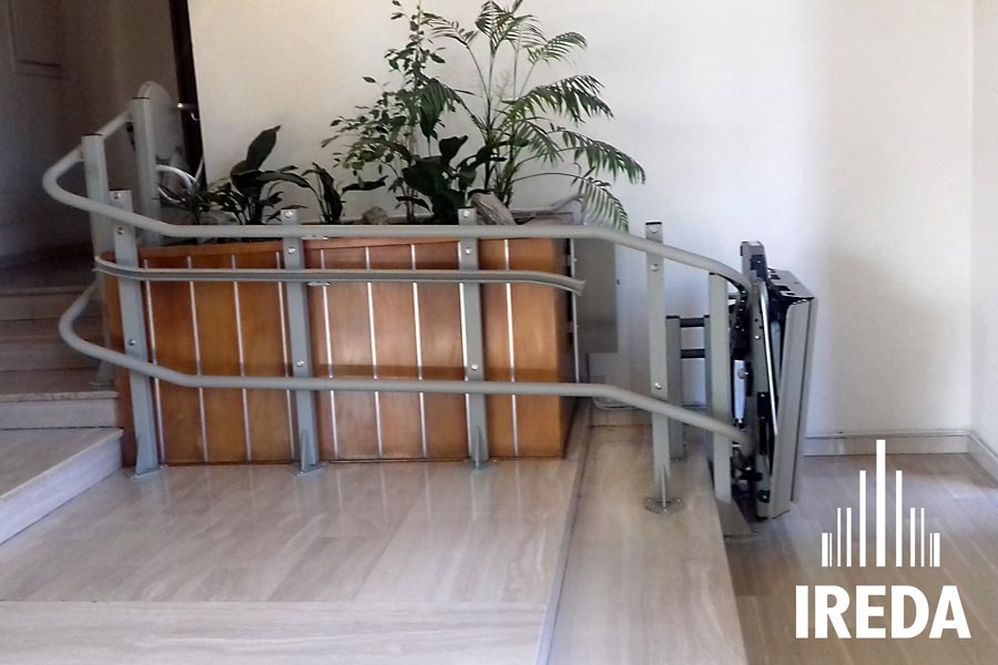 Montascale a piattaforma da interni