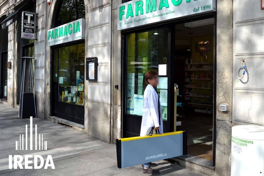 Rampa portatile a valigia