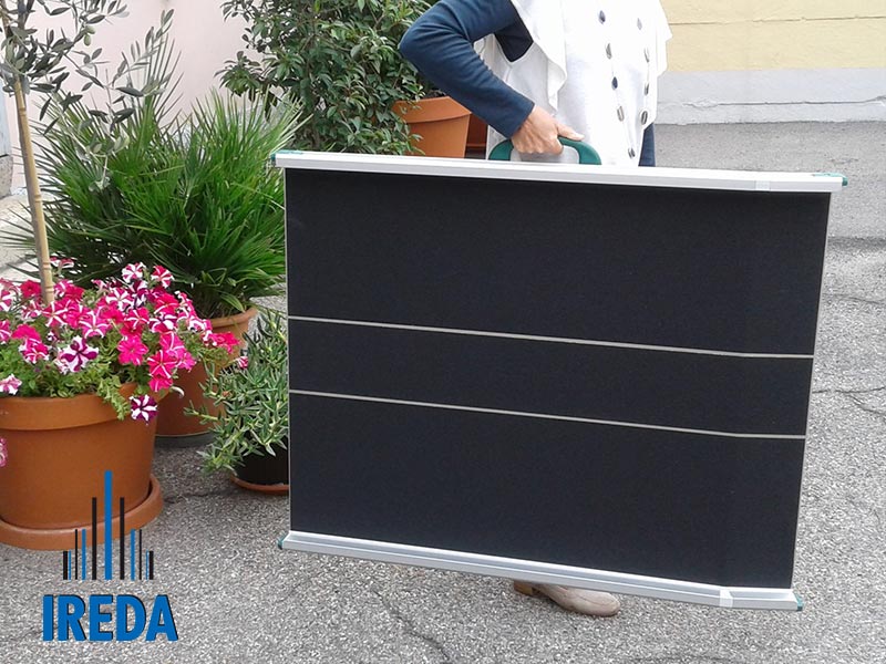 Rampa di accesso portatile cappelleria Milano