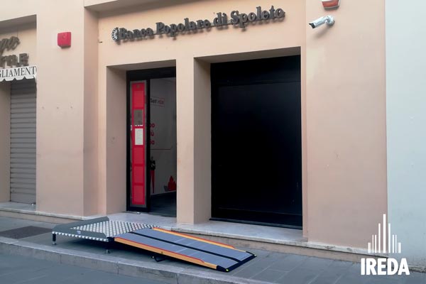 Rampe Disabili Banche Ireda Pianerottolo Vetroresina Norcia BP Spoleto