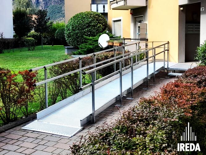 Rampe modulari per disabili Milano condominio