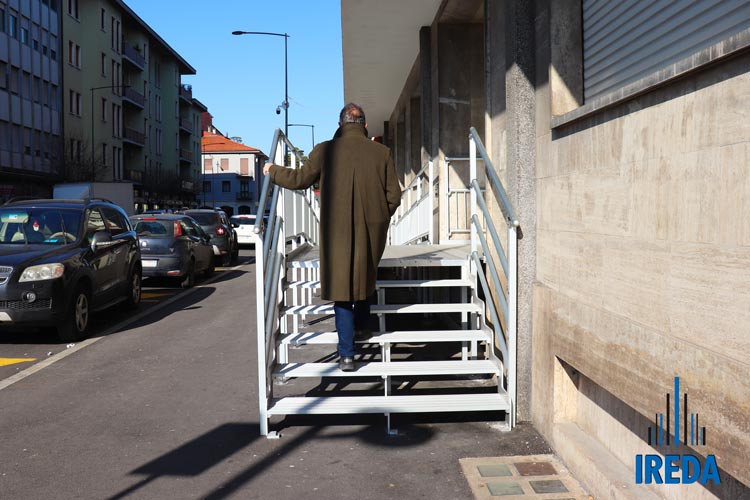 Rampa Alluminio Modulare Vicenza: test gradini