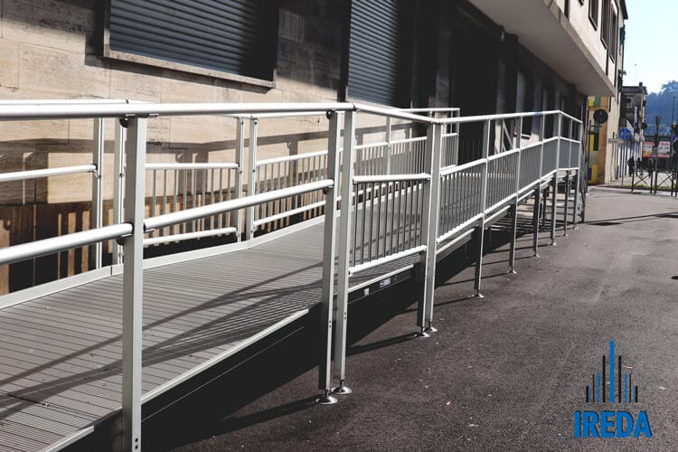 Rampa Alluminio Modulare Vicenza: Scivolo completo
