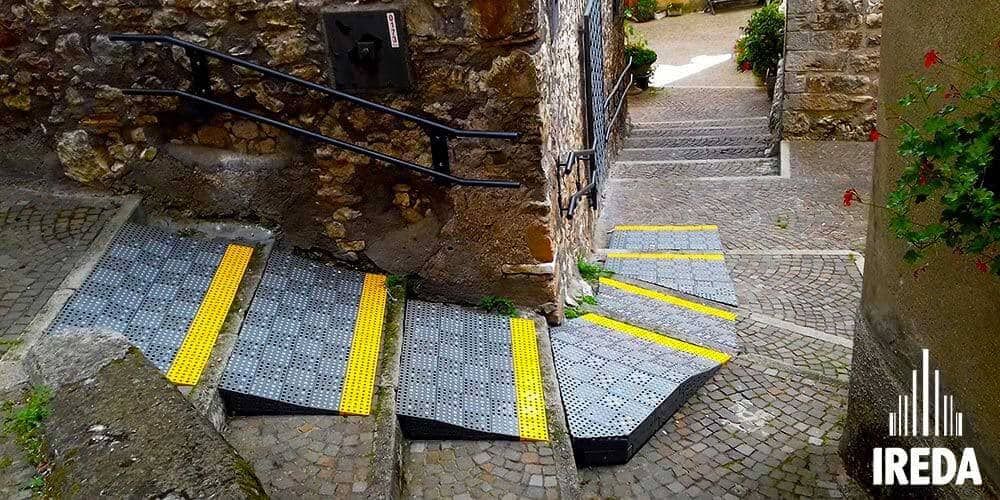 Rampe Componibili per Disabili Milano: IREDA ad Arcinazzo Romano