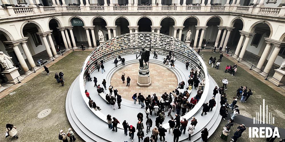 Piattaforma per Disabili Noleggiata dalla Pinacoteca di Brera a Milano