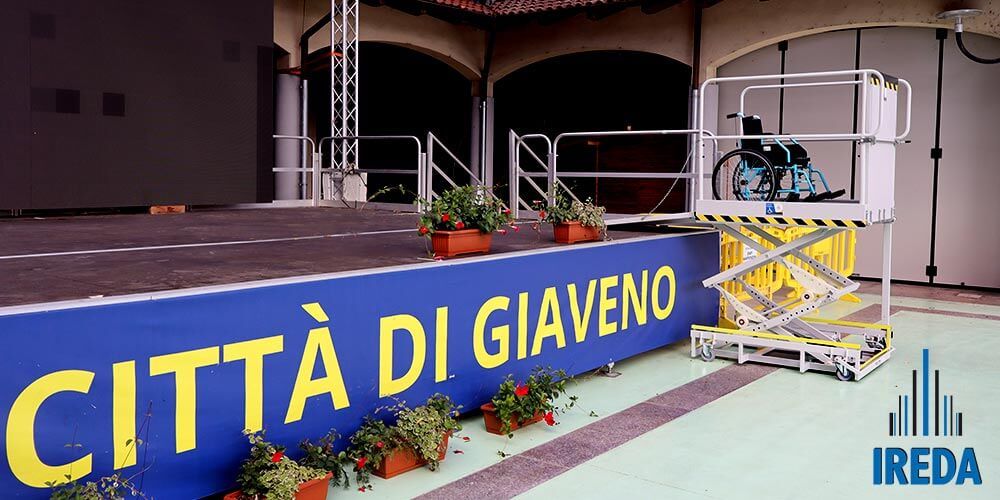 Piattaforma Elevatrice Disabili Installata Presso il Comune di Giaveno