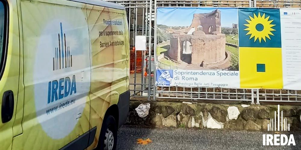 Rampe Disabili Rimovibili Installate al Mausoleo di Sant'Elena a Roma