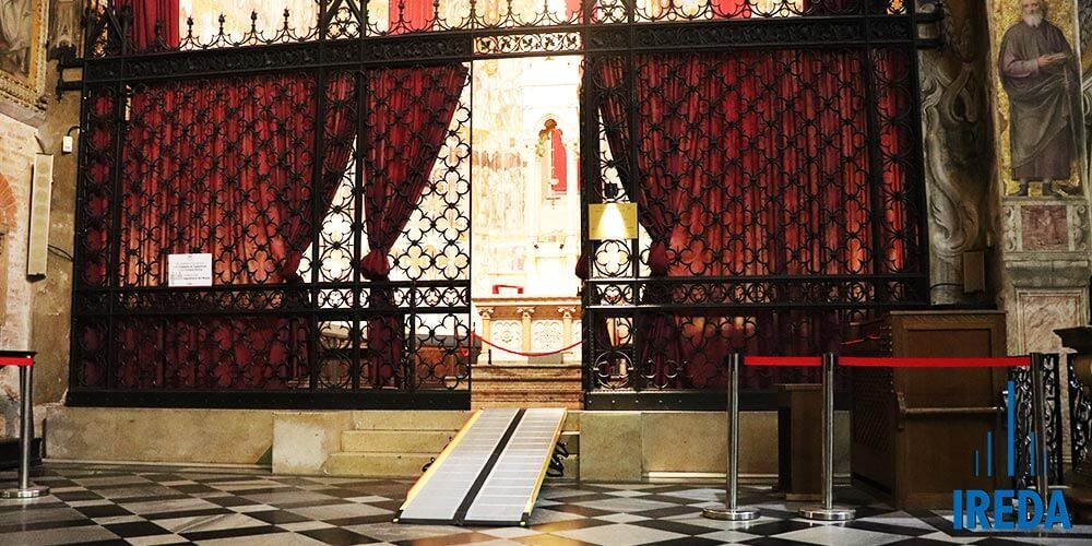 Rampe Disabili Portatili Installate nel Duomo di Monza