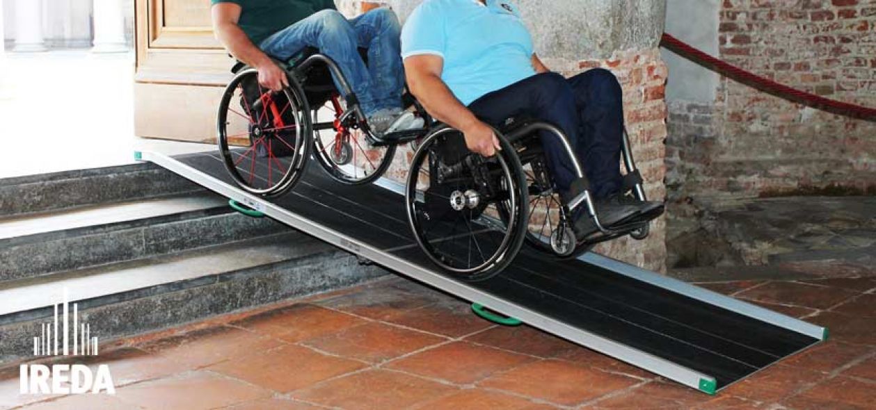 Rampe disabili e prodotti per superare i dislivelli: IREDA